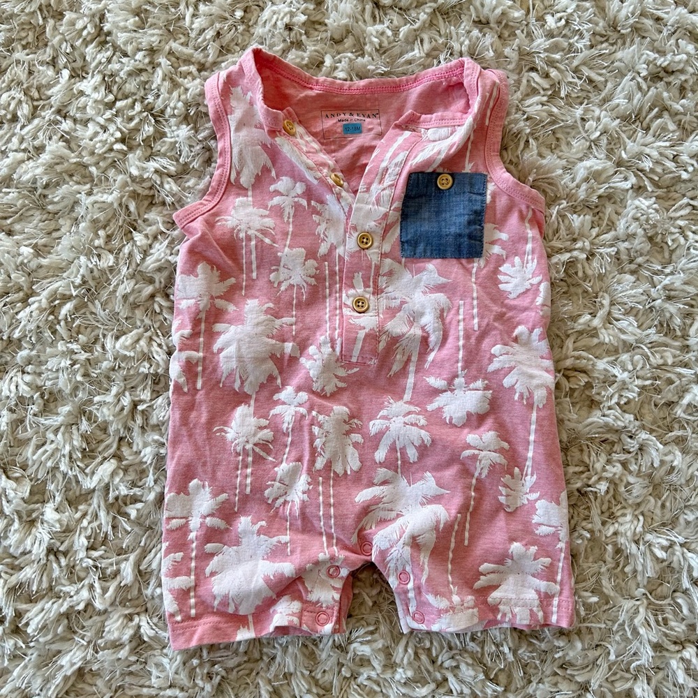 Andy & Evans Boys One Piece Romper